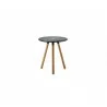 Cane-Line Area Table/Stool Teak Lava Grey / Aluminum - Cane-Line Area Table/Stool Teak Lava Grey / Aluminum