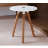 Cane-Line Area Table/Stool Teak White / Aluminum
