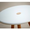 Cane-Line Area Table/Stool Teak White / Aluminum Top