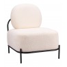 Arendal Accent Chair in Vanilla- front view 1