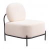 Arendal Accent Chair in Vanilla- front view 3