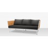 Source Furniture Aria 79" Aluminum Frame Sofa 2