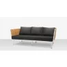 Source Furniture Aria 79" Aluminum Frame Sofa 2 - Source Furniture Aria 79" Aluminum Frame Sofa 2