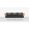 Source Furniture Aria 79" Aluminum Frame Sofa  1 - Source Furniture Aria 79" Aluminum Frame Sofa  1