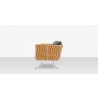 Source Furniture Aria 79" Aluminum Frame Sofa  3