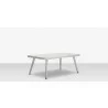 Source Outdoor Furniture Cosmo Aluminum 41''W x 24''D Rectangular Coffee Table 2 - Source Outdoor Furniture Cosmo Aluminum 41''W x 24''D Rectangular Coffee Table 2