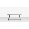 Source Furniture Aria 43" Rectangular Aluminum Frame Coffee Table 11