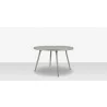Source Furniture Aria 48" Round Aluminum Frame Dining Table 4 - Source Furniture Aria 48" Round Aluminum Frame Dining Table 4