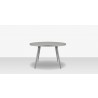 Source Furniture Aria 48" Round Aluminum Frame Dining Table 6
