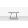Source Furniture Aria 48" Round Aluminum Frame Dining Table 6 - Source Furniture Aria 48" Round Aluminum Frame Dining Table 6