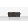 Source Furniture Aria 57 Inch Aluminum Frame Loveseat 8