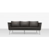 Source Furniture Aria 79" Aluminum Frame Sofa  5