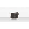 Source Furniture Aria 79" Aluminum Frame Sofa  7