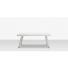 Source Furniture Aria 43" Rectangular Aluminum Frame Coffee Table 3