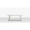 Source Furniture Aria 43" Rectangular Aluminum Frame Coffee Table 3 - Source Furniture Aria 43" Rectangular Aluminum Frame Coffee Table 3