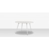Source Furniture Aria 48" Round Aluminum Frame Dining Table 3