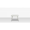 Source Furniture Aria 20" Square Aluminum Frame End Table 3