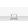 Source Furniture Aria 20" Square Aluminum Frame End Table 3 - Source Furniture Aria 20" Square Aluminum Frame End Table 3