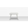 Source Outdoor Furniture Cosmo Aluminum 20'' Wide Square End Table front