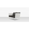 Source Furniture Aria 57 Inch Aluminum Frame Loveseat 9