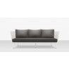 Source Furniture Aria 79" Aluminum Frame Sofa  9