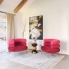 Arish Accent Chair in Red- Lifestyle 2