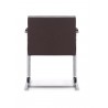 Arlo Side Chair Brown Leather - Back
