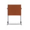 Arlo Side Chair Tan Leather - Back