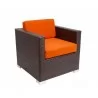 Aruba Armchair Java Wicker - No Cushions  - Aruba Armchair Java Wicker - No Cushions 