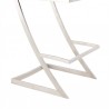 Pinellas Vintage Gray Faux Leather and Brushed Stainless Steel Bar Stool 01