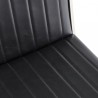 Pinellas Vintage Black Faux Leather and Brushed Stainless Steel Bar Stool 004