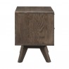 Armen Living Astoria Oak 2 Drawer Nightstand In Brown 06