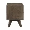 Armen Living Astoria Oak 2 Drawer Nightstand In Brown 06 - Armen Living Astoria Oak 2 Drawer Nightstand In Brown 06