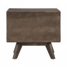 Armen Living Astoria Oak 2 Drawer Nightstand In Brown 2