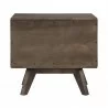 Armen Living Astoria Oak 2 Drawer Nightstand In Brown 2 - Armen Living Astoria Oak 2 Drawer Nightstand In Brown 2