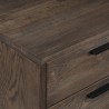 Armen Living Astoria Oak 2 Drawer Nightstand In Brown 03