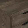 Armen Living Astoria Oak 2 Drawer Nightstand In Brown 03 - Armen Living Astoria Oak 2 Drawer Nightstand In Brown 03