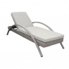 Armen Living Aloha Adjustable Patio Outdoor Chaise Lounge Chair In Grey/White Wicker And Cushions 03