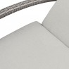 Armen Living Aloha Adjustable Patio Outdoor Chaise Lounge Chair In Grey/White Wicker And Cushions 13