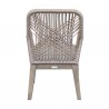 Armen Living Cost Patio Outdoor Dining Chairs With Arms In Grey Acacia Wood And Rope 8