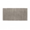 Armen Living Haiti Patio Outdoor Dining Table in Grey Acacia Wood- Top