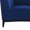 Armen Living Melange Velvet Accent Chair With Black Wood Base 11