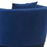 Armen Living Melange Velvet Accent Chair With Black Wood Base 10
