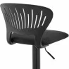 Armen Living Padua Adjustable Black Upholstery Swivel Stool 08 - Armen Living Padua Adjustable Black Upholstery Swivel Stool 08