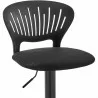 Armen Living Padua Adjustable Black Upholstery Swivel Stool 06 - Armen Living Padua Adjustable Black Upholstery Swivel Stool 06