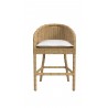 Sunset West Playa Counter Stool in Soothe Pearl w/ Flange Welt