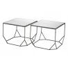 Arzon Coffee Table Set Bronze - Duo 3 - Arzon Coffee Table Set Bronze - Duo 3