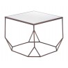 Arzon Coffee Table Set Bronze - Angled 1