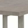 Sunpan Disera Dining Table 96'' in Ash Grey - Closeup Top Angle - Sunpan Disera Dining Table 96'' in Ash Grey - Closeup Top Angle