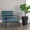 Sunpan Tristen Lounge Chair Nono Petrol - Lifestyle